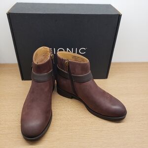 Vionic Rhiannon Chocolate oil Nubuck Water Repellent